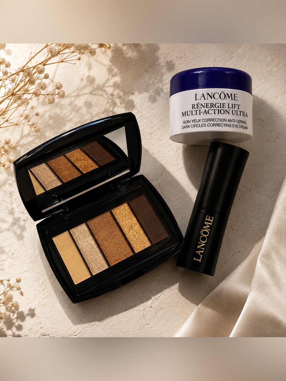 New Lancôme eyeshadow,lipstick and eye cream)